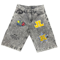 Front of JL shorts with white background