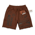 Mocha JaeLew shorts on a white background