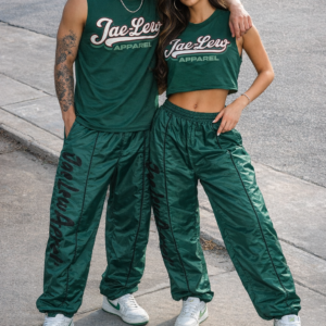 Jae Lew Essential Wide Leg Pants-Green